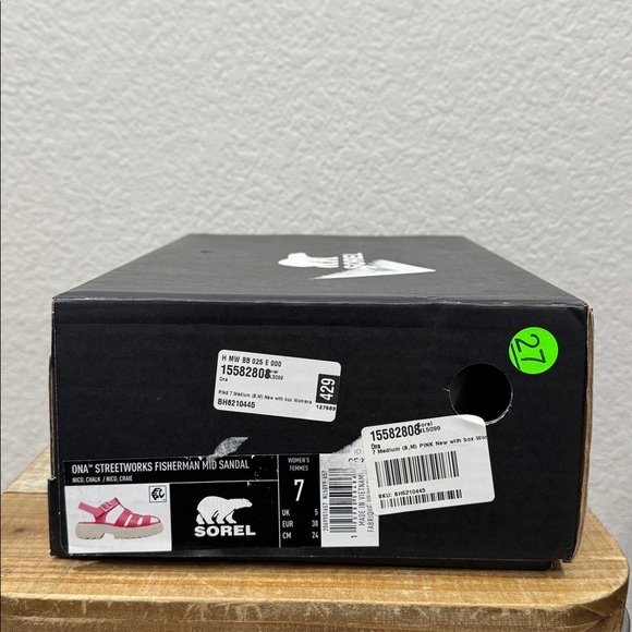 Sorel Ona Streetworks Fisherman Platform Sandals Pink Size 7 - Picture 13 of 13